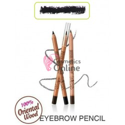 Creion de sprancene Oriental Wood Eyebrow M&N, 001 Negru